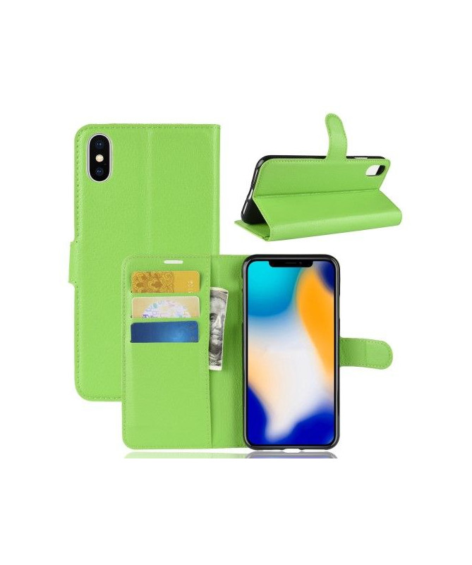 Housse iPhone XS Max Style cuir porte-cartes - photo 31