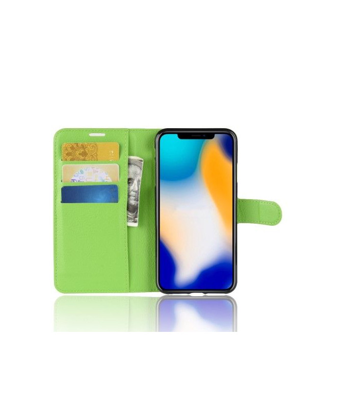 Housse iPhone XS Max Style cuir porte-cartes - photo 34