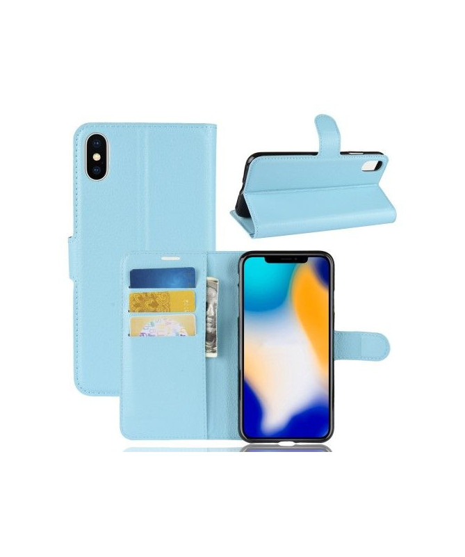 Housse iPhone XS Max Style cuir porte-cartes - photo 37