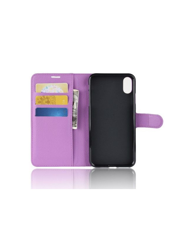 Housse iPhone XS Max Style cuir porte-cartes - photo 45