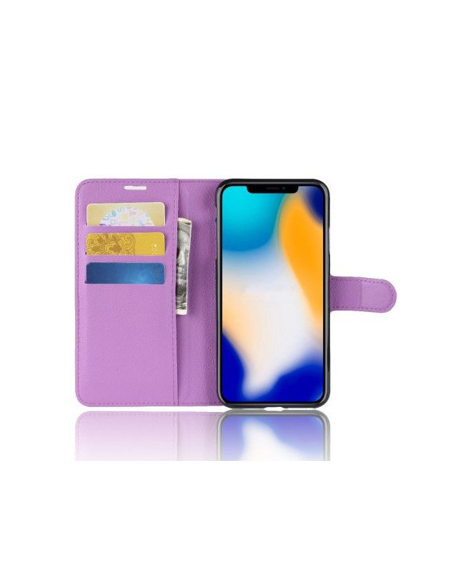 Housse iPhone XS Max Style cuir porte-cartes - photo 46