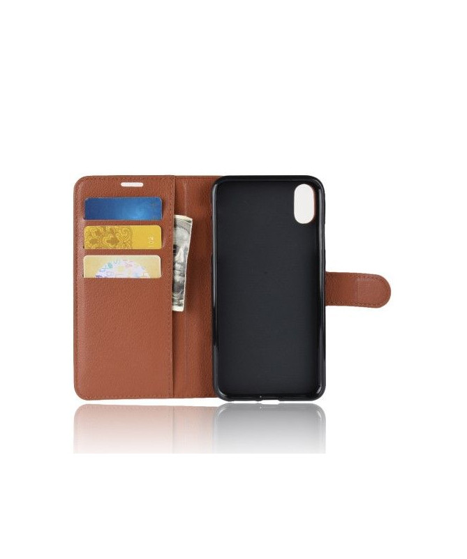 Housse iPhone XS Max Style cuir porte-cartes - photo 51