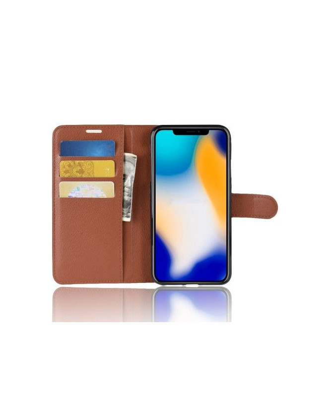 Housse iPhone XS Max Style cuir porte-cartes - photo 52