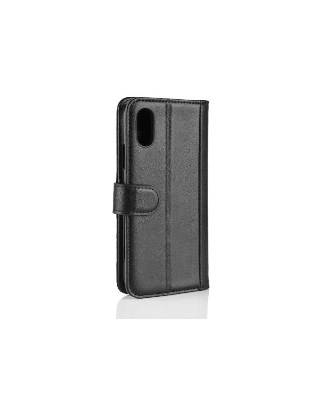 Housse iPhone XS Max cuir premium - Noir