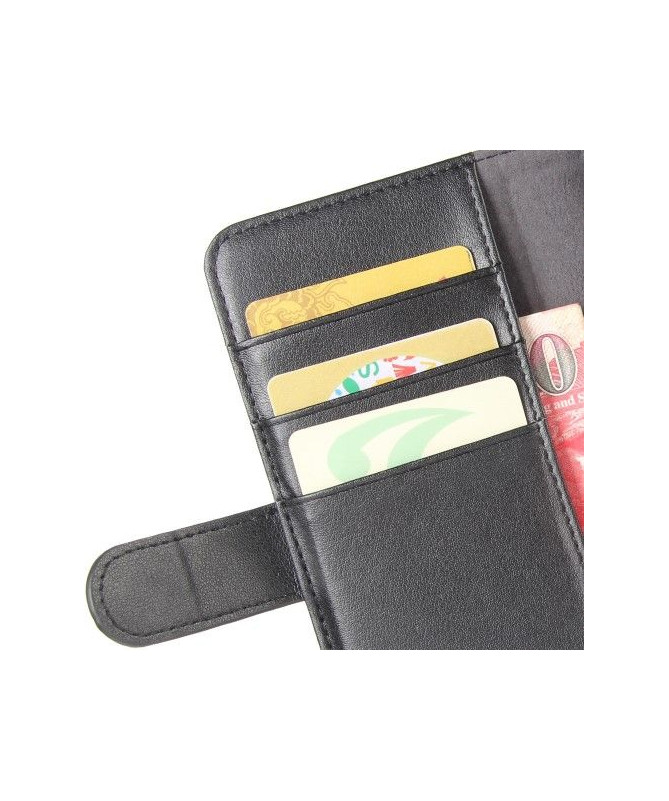 Housse iPhone XS Max cuir premium - Noir