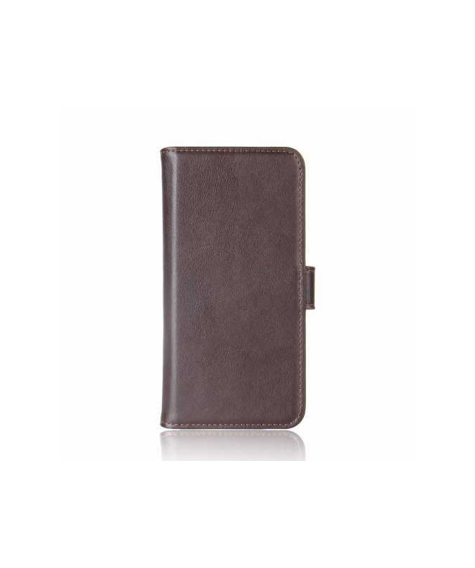 Housse iPhone XS Max cuir premium - Marron - photo 3