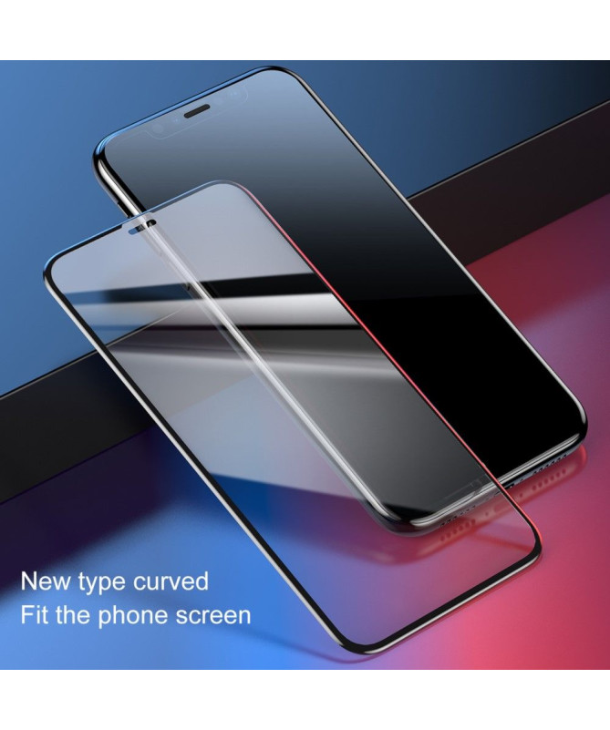 Protection d'écran en verre trempé anti-lumière bleue pour iPhone XS Max