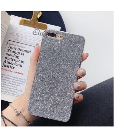 iPhone 8 Plus / 7 Plus  - Coque strass glamour - Argent