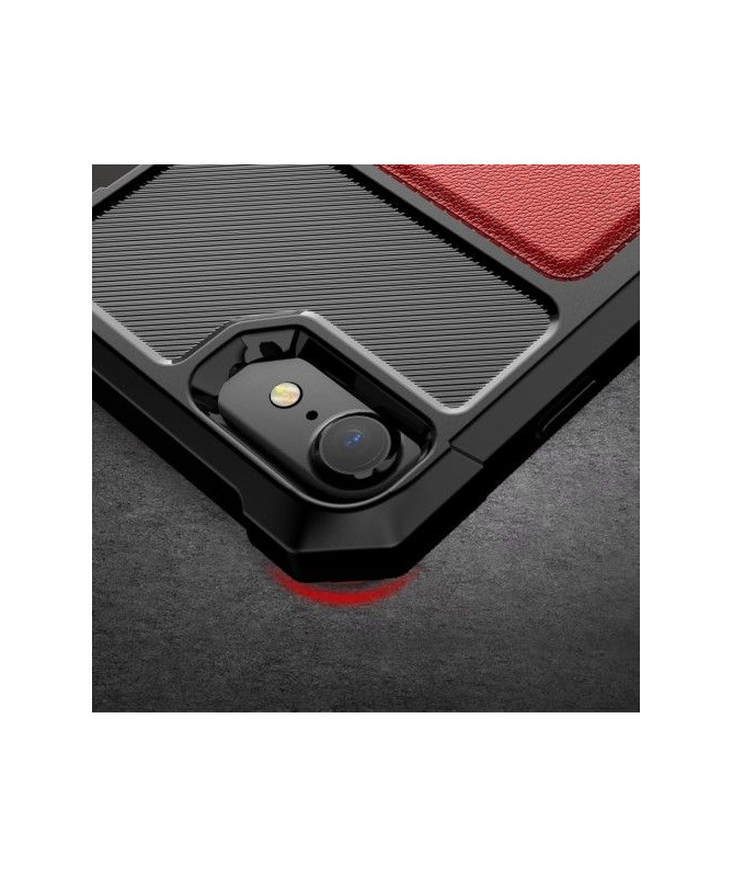 Coque iPhone SE 2022 / 2020 premium carbone porte carte