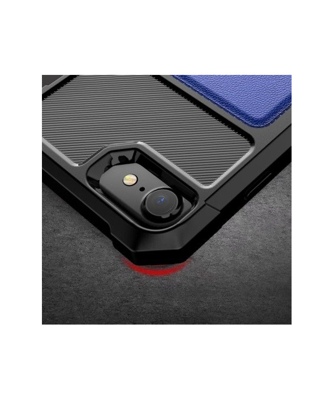 Coque iPhone SE 2022 / 2020 premium carbone porte carte