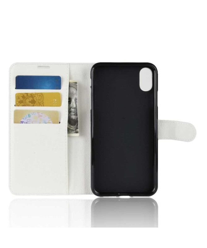 iPhone XR - Housse style cuir porte cartes