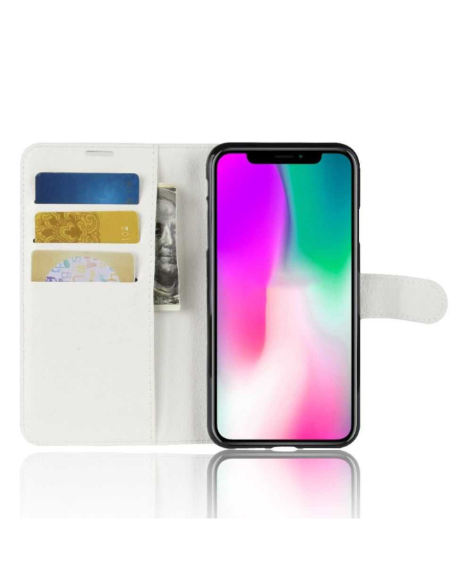 iPhone XR - Housse style cuir porte cartes