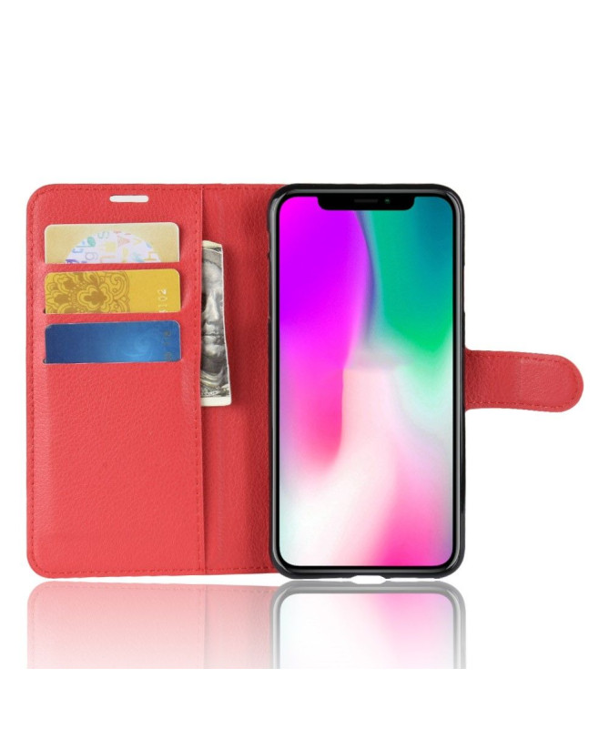 iPhone XR - Housse style cuir porte cartes