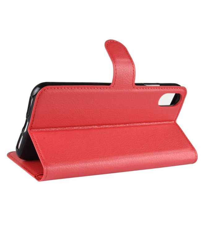 iPhone XR - Housse style cuir porte cartes
