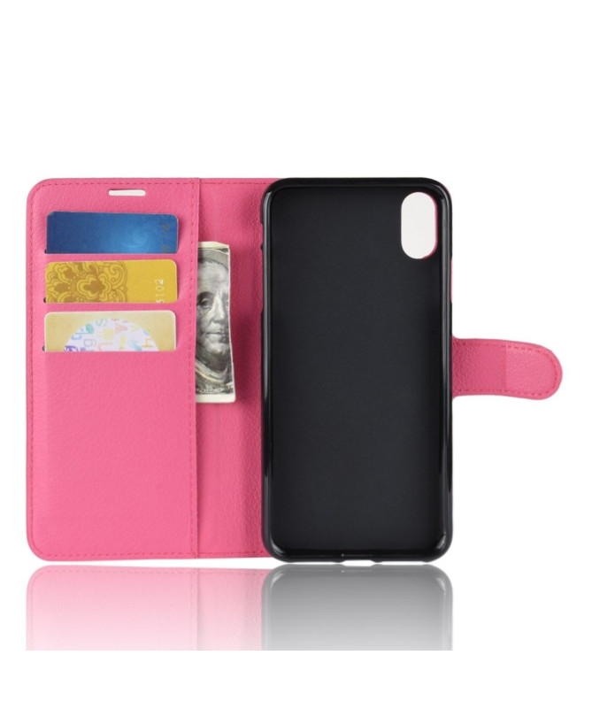 iPhone XR - Housse style cuir porte cartes
