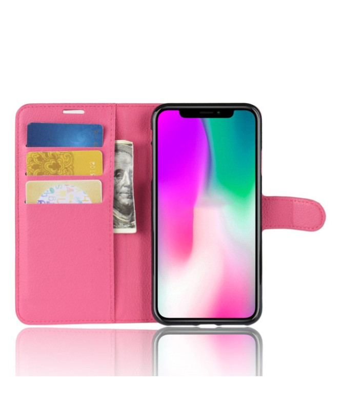 iPhone XR - Housse style cuir porte cartes