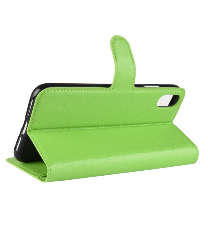 iPhone XR - Housse style cuir porte cartes