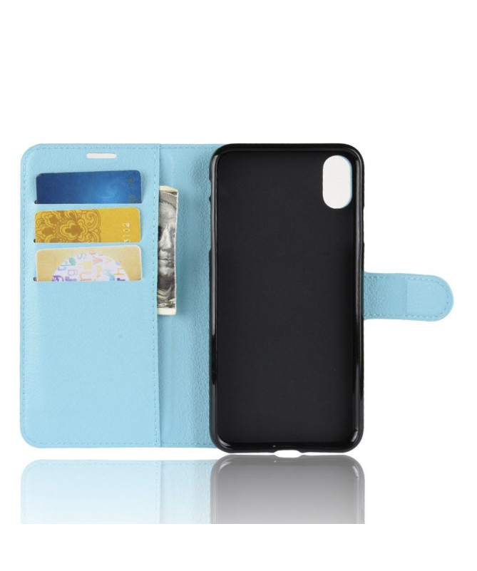 iPhone XR - Housse style cuir porte cartes