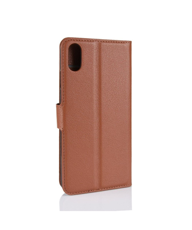 iPhone XR - Housse style cuir porte cartes