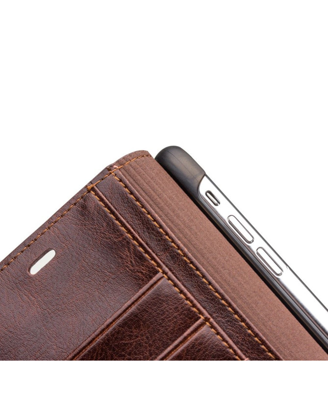 iPhone XR - Etui fait main en cuir véritable