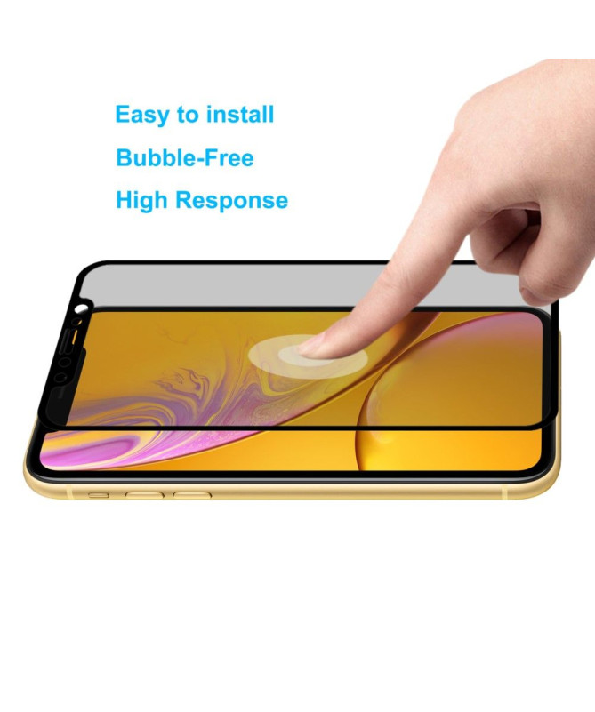 iPhone XR - Verre trempé et filtre de confidentialité