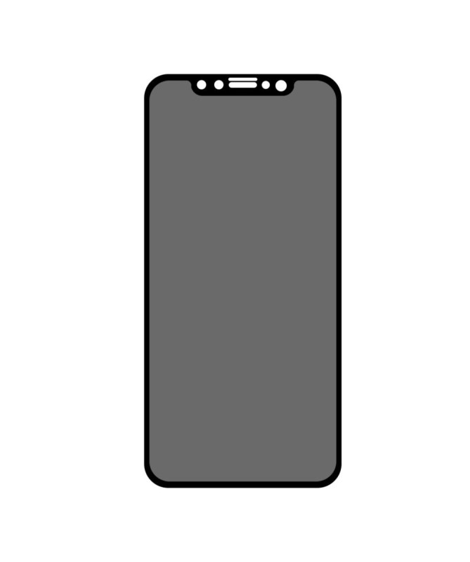 iPhone XR - Verre trempé et filtre de confidentialité