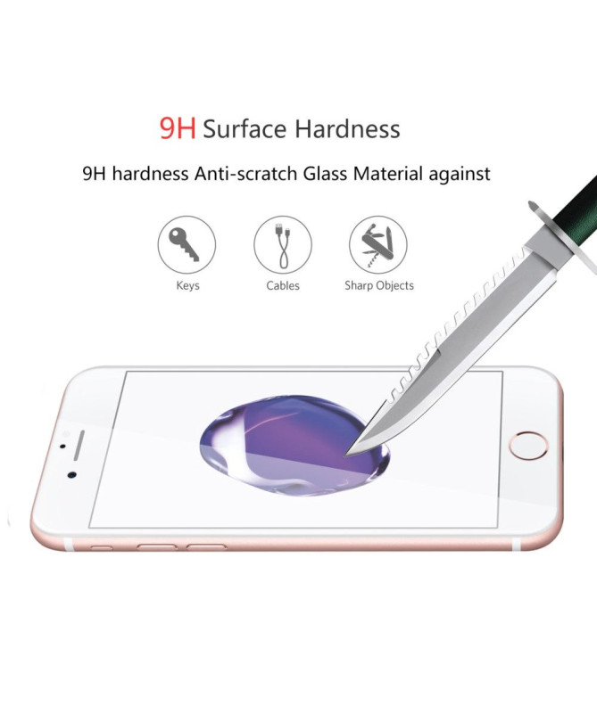 iPhone SE 2022 / 2020 / 8 / 7 - Protection d’écran en verre trempé ful