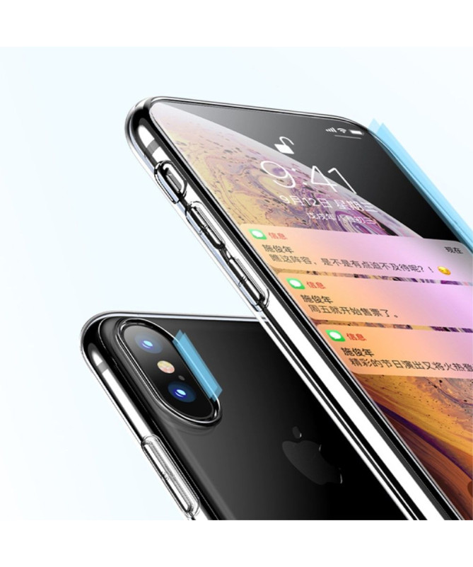 iPhone XS / X - Coque transparente X-LEVEL