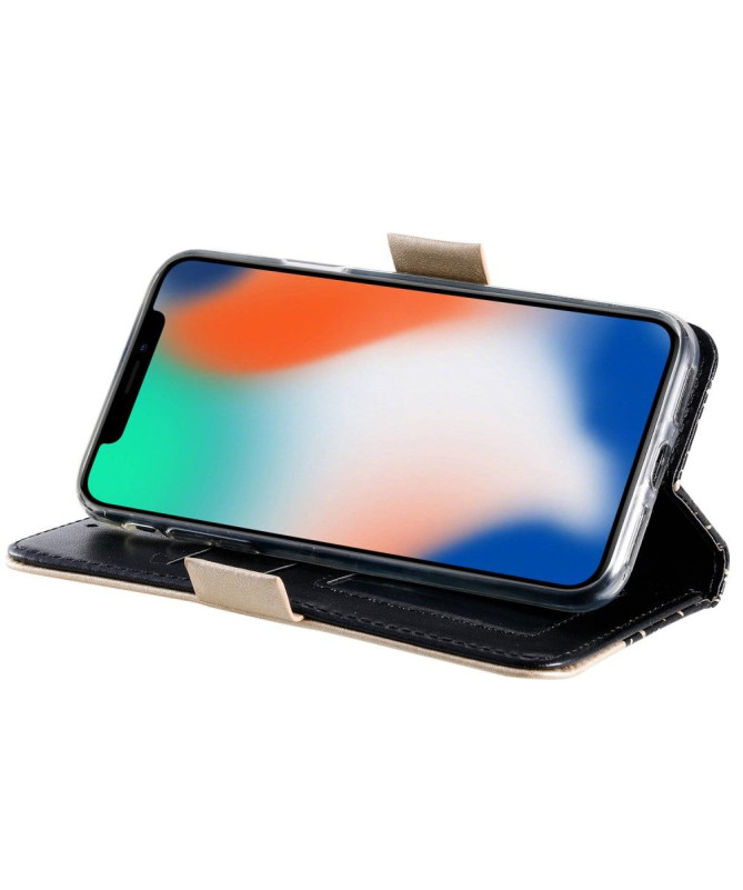 iPhone XS / X - Housse motif dentelle avec lanière