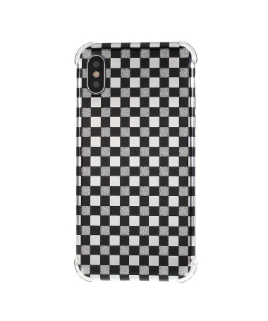 iPhone XS Max - Coque paillettes carreaux