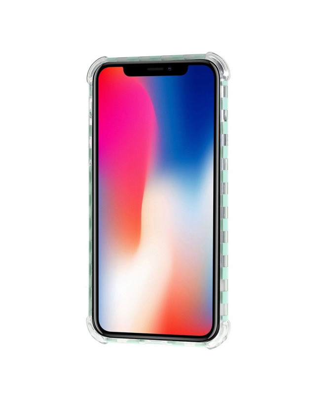 iPhone XS Max - Coque paillettes carreaux