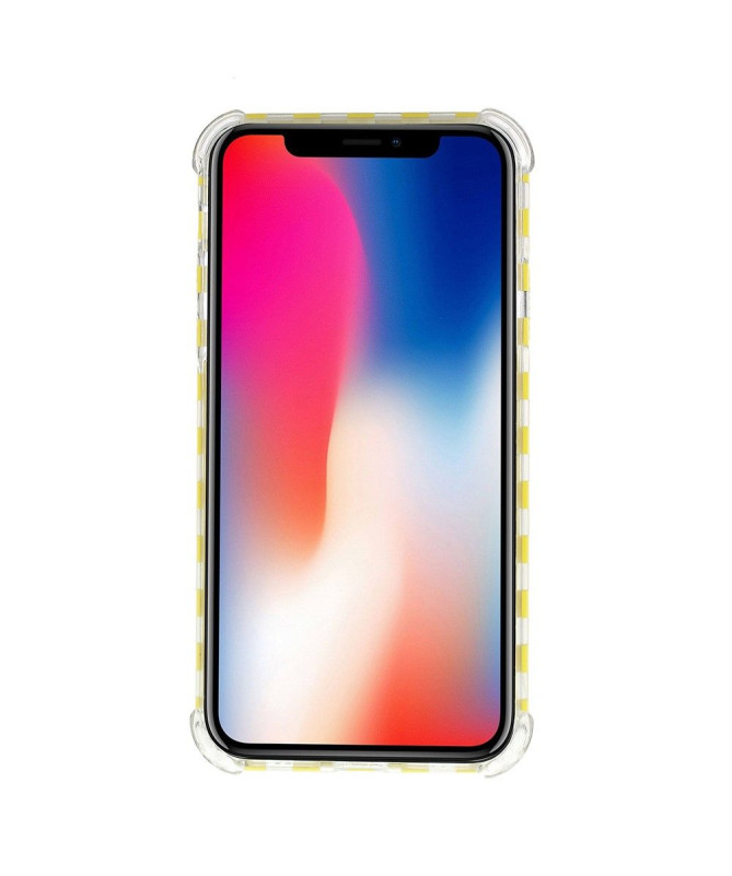 iPhone XS Max - Coque paillettes carreaux