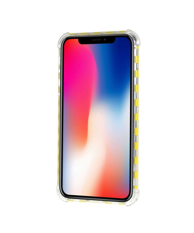 iPhone XS Max - Coque paillettes carreaux