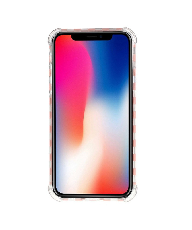 iPhone XS Max - Coque paillettes carreaux