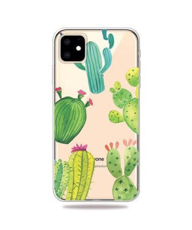 iPhone 11 - Coque transparente Cactus