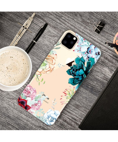 iPhone 11 Pro Max - Coque variété de fleurs