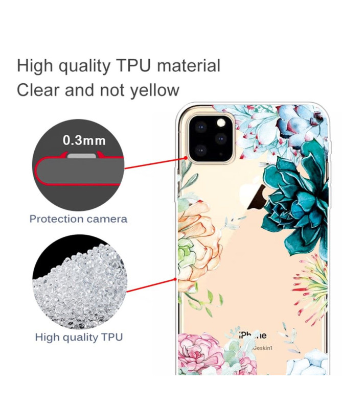 iPhone 11 Pro Max - Coque variété de fleurs