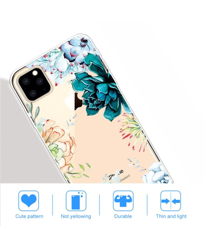 iPhone 11 Pro Max - Coque variété de fleurs