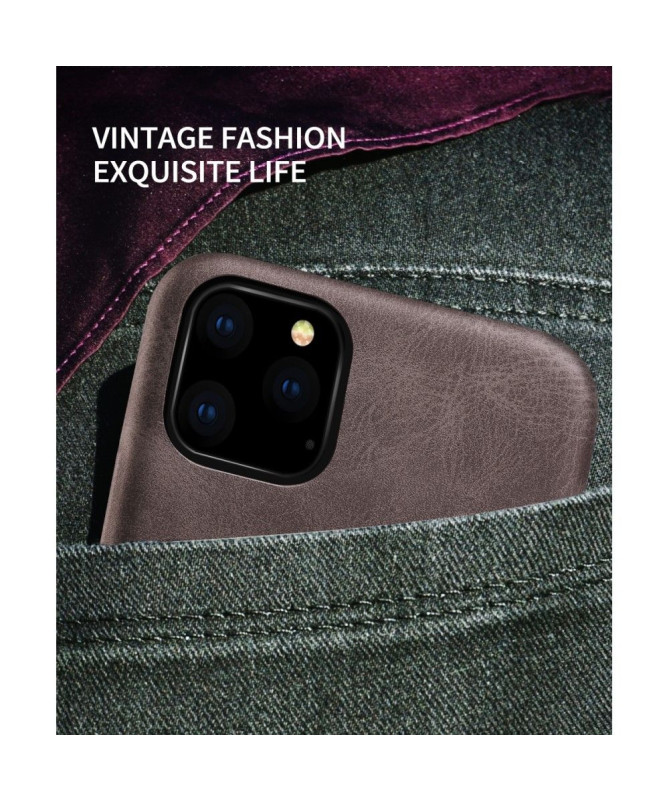 iPhone 11 Pro - Coque vintage serie imitation cuir