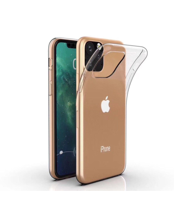 Coque transparente silicone pour iPhone 11 Pro Max