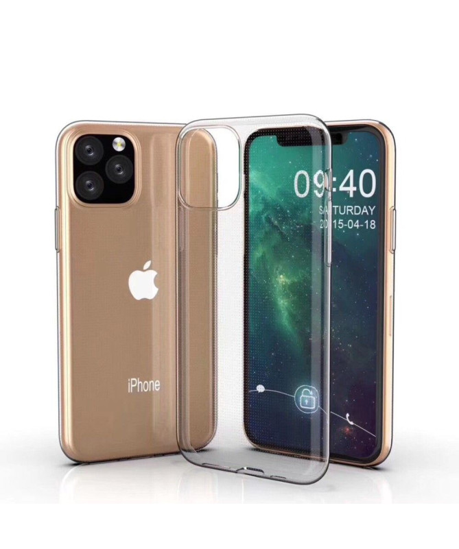 Coque transparente silicone pour iPhone 11 Pro Max