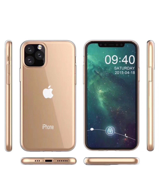 Coque transparente silicone pour iPhone 11 Pro Max