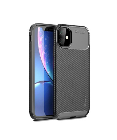 Coque iPhone 11 IPaky revêtement fibre de carbone