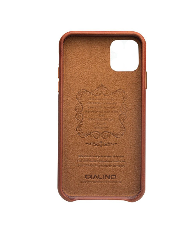 Coque iPhone 11 Pro QIALINO cuir premium