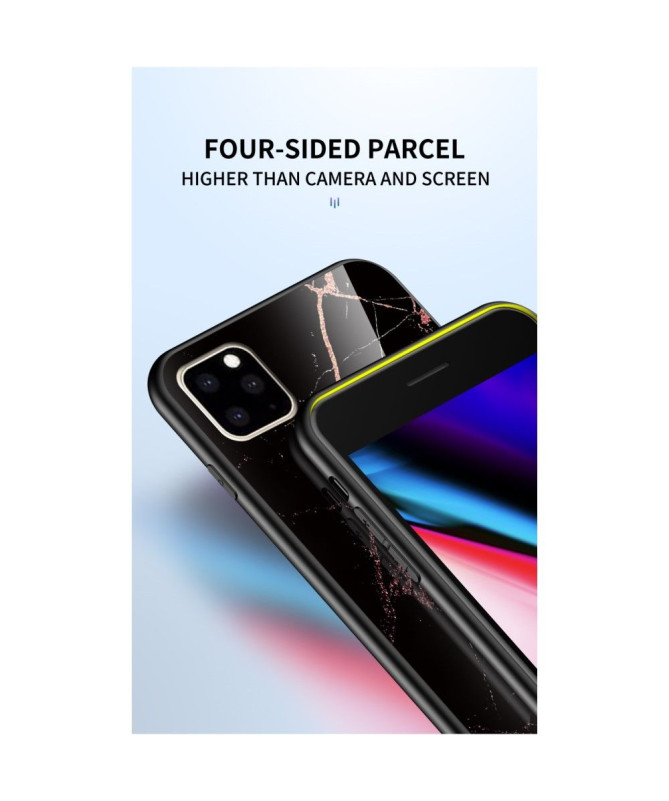 Coque iPhone 11 Pro Max Marbre Golden Lina