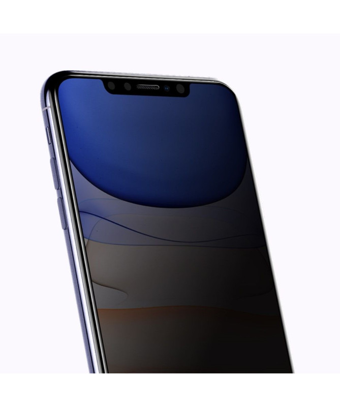 iPhone 11 Pro Max - Protection d'écran verre trempé et filtre de confidentialité