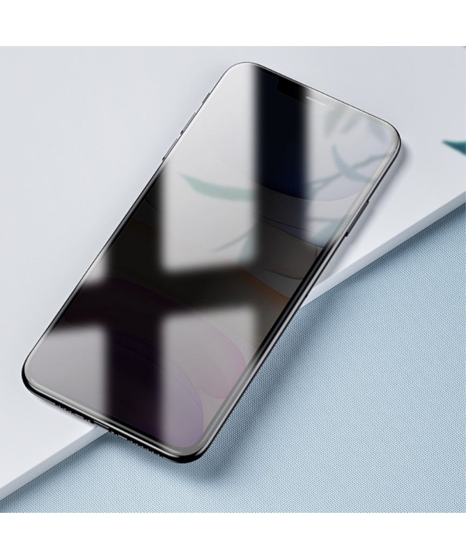iPhone 11 Pro Max - Protection d'écran verre trempé et filtre de confidentialité