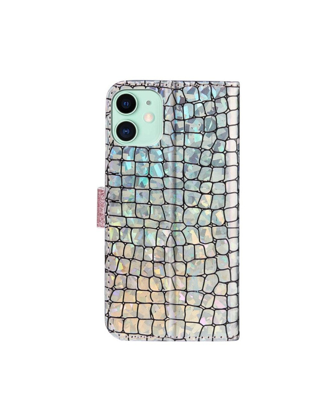 Housse iPhone 11 Glamour effet croco