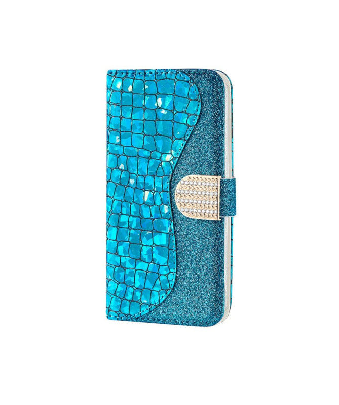 Housse iPhone 11 Glamour effet croco