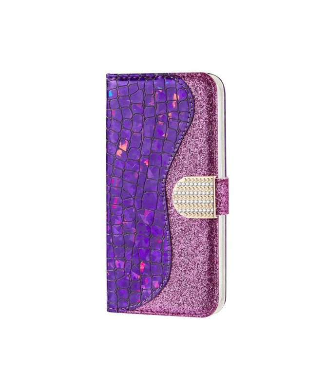 Housse iPhone 11 Glamour effet croco